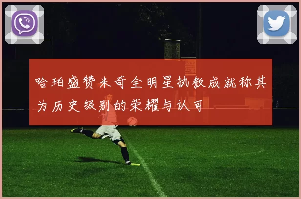 哈珀盛赞米奇全明星执教成就称其为历史级别的荣耀与认可